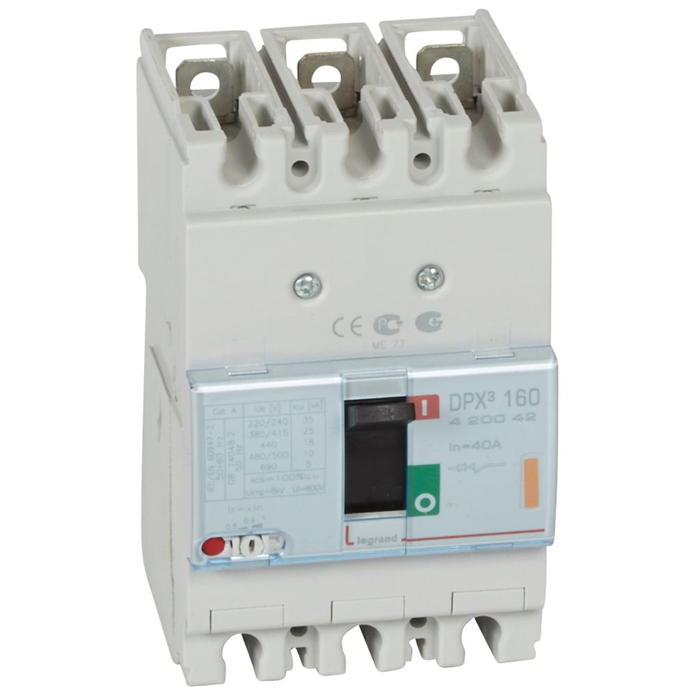 Interruptor magnetotérmico DX3 6/10kA-CP + N 20A